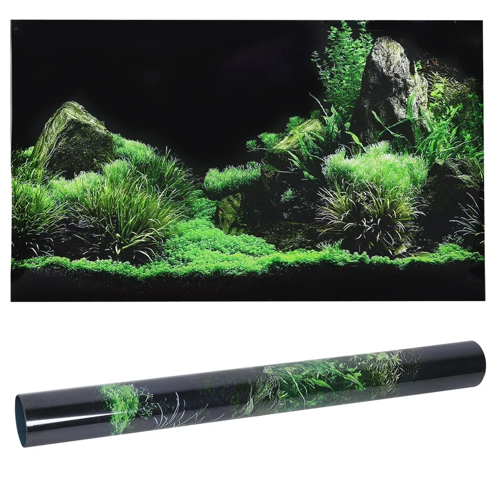 Aquarium Plant Display - 수족관 배경 3D 스티커 포스터, 수족관