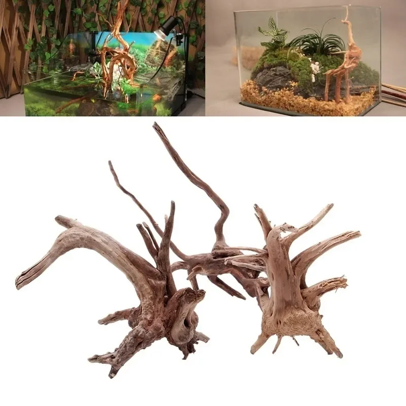 Aquarium Plant Display - 천연 나무 줄기 유목 수족관 어항,