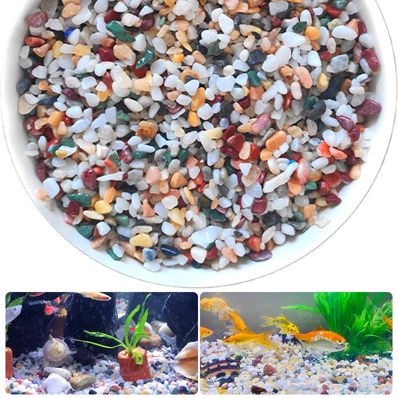 Aquarium Planted Sand - 천연 자갈석 200~1000g 마이크로 조경 정원