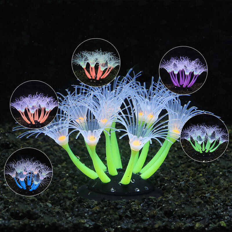 실리콘 발광 조경 인공 어항 물광 발광 산호 해바라기  - Aquarium Planted Substrate 리뷰 및 가격