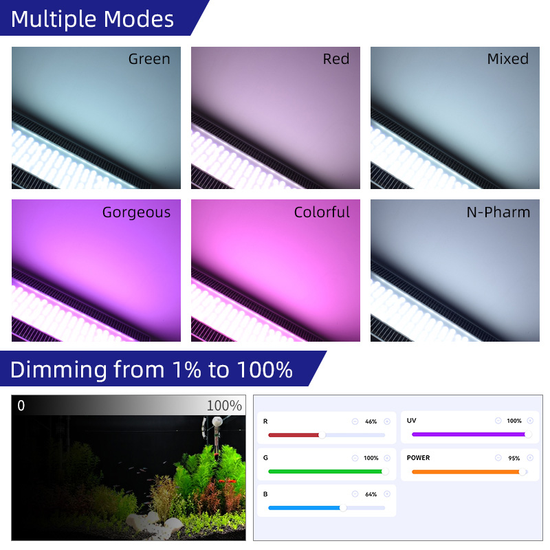 위크 아쿠아 A430Pro LED 수족관 조명 120W - Planted Aquarium Uv Light 리뷰 및 가격