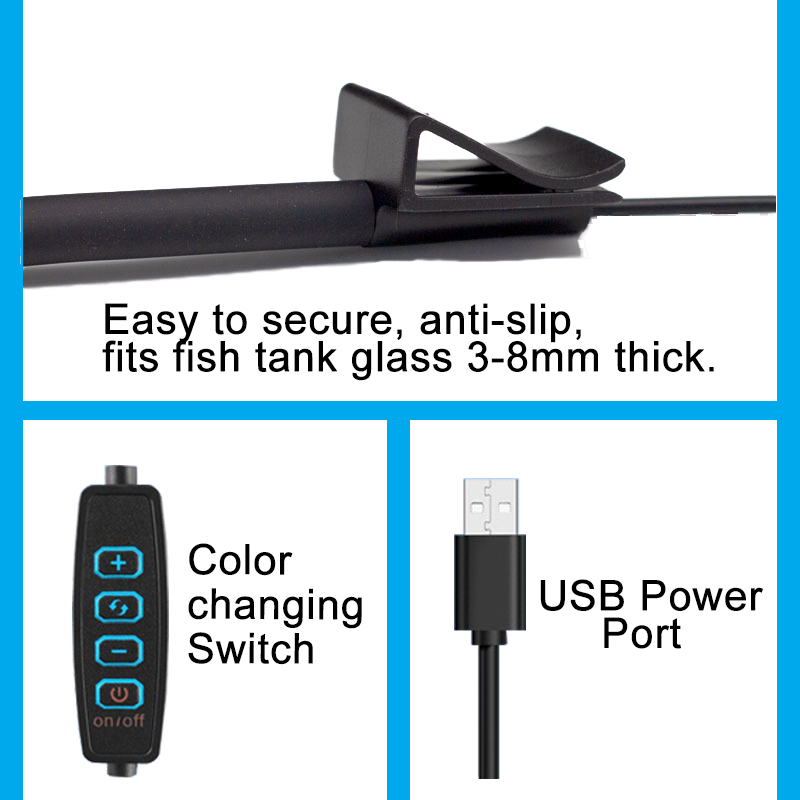 USB 수족관 LED 램프 어항 조명 장식 수생 식물  - Aquarium Plant Display 리뷰 및 가격