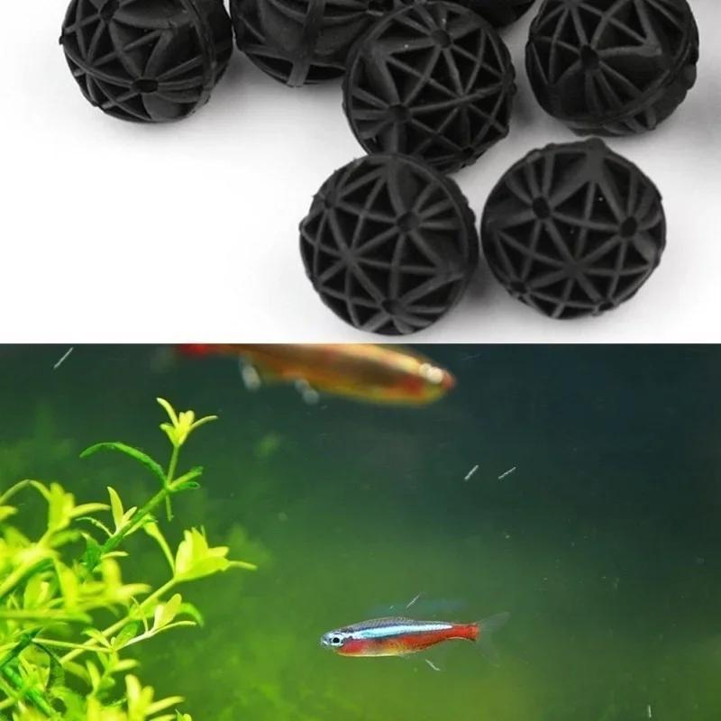 50개 16mm 수족관 바이오 필터 볼 어항 연못 여과 - Planted Aquarium With Fish 리뷰 및 가격