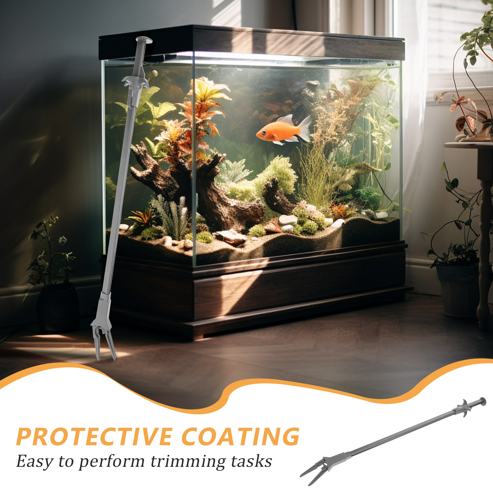 50cm 수족관 식물 집게 플라스틱 롱 리치 곡선형 팁 - Aquarium Plant Easy To Grow 리뷰 및 가격