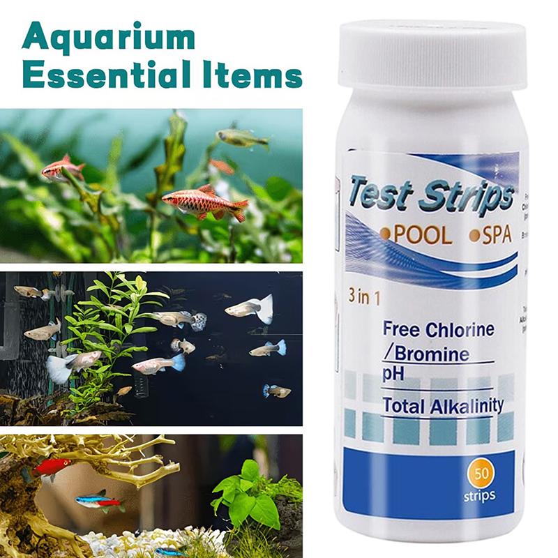 수족관 물 테스트 스트립 9 in 1 고정밀 빠른 결과 - Planted Aquarium With Fish 리뷰 및 가격