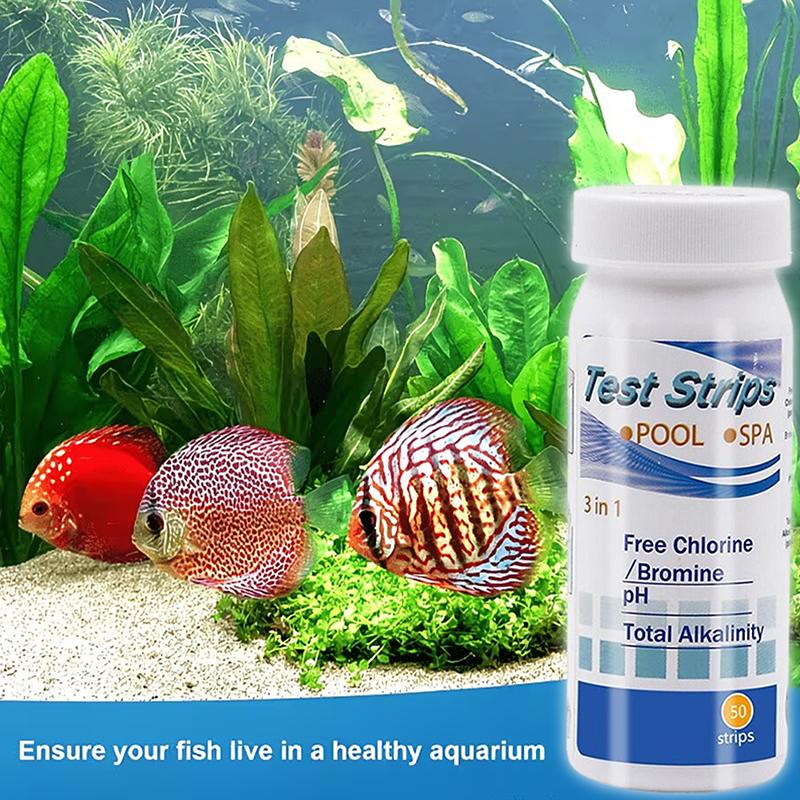 수족관 물 테스트 스트립 9 in 1 고정밀 빠른 결과 - Planted Aquarium With Fish 리뷰 및 가격