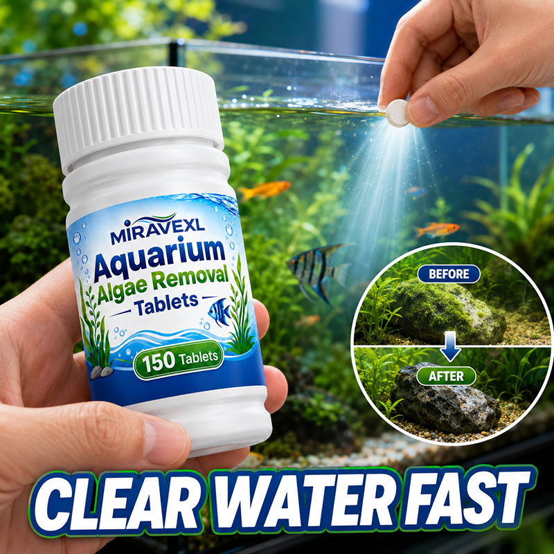 미라베엑스엘 150 수족관 조류 제거 정제, 안전한 조 - Planted Aquarium With Fish 리뷰 및 가격