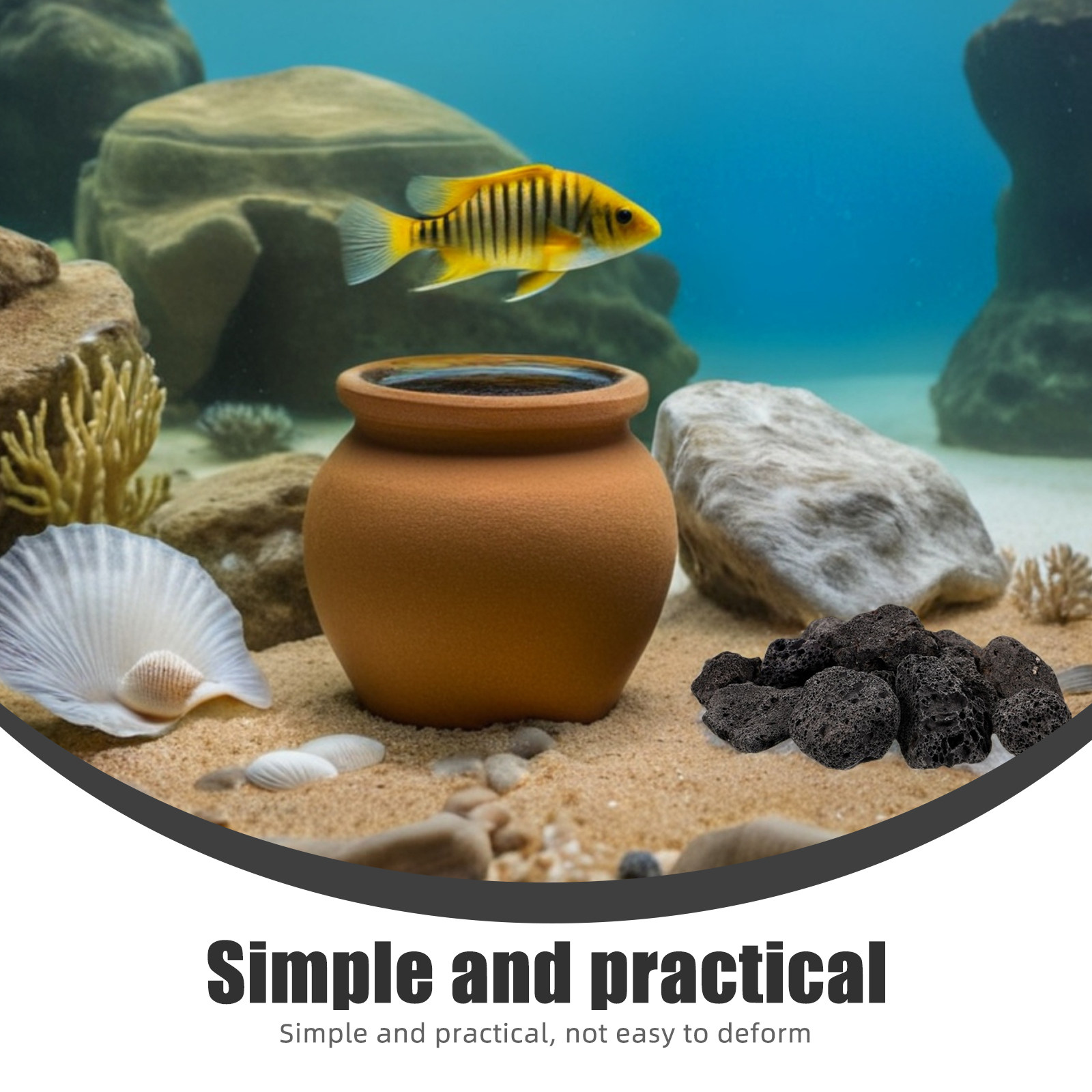 1팩 천연 화산석 용암석 작은 사이즈 어항 장식 화분용 - Planted Aquarium With Fish 리뷰 및 가격