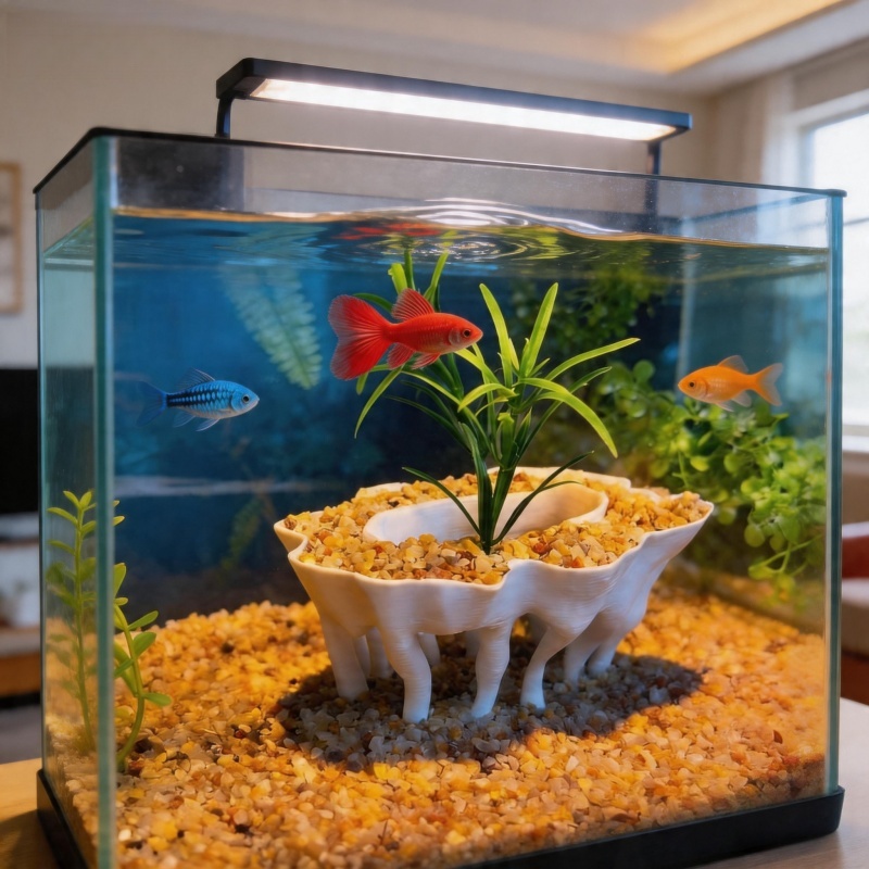 3D 프린팅으로 제작된 나무 뿌리 모양의 수족관 식물, - Aquarium Planted Substrate 리뷰 및 가격