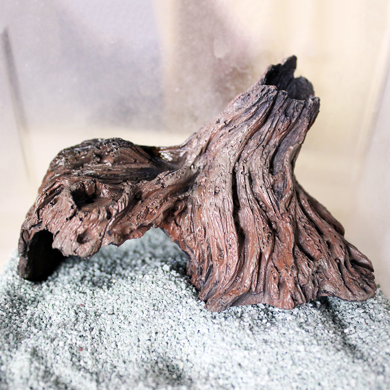 생태 수지 산 물고기 놀이 나무 집 수족관 장식 중공  - Aquarium Planted Substrate 리뷰 및 가격